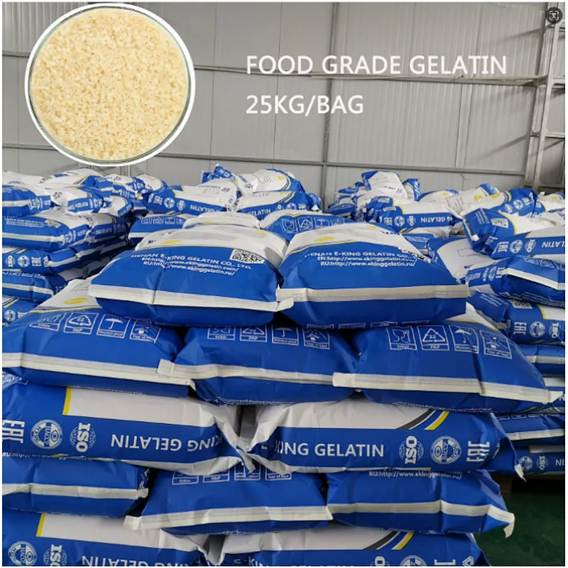 Halal Animal Skin Food Gelatin Bovine Edible Gelatin for Candy and Cakes 140 Bloom